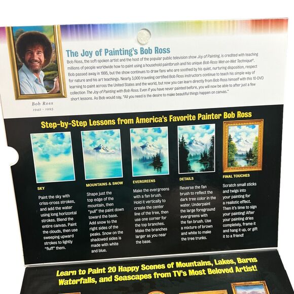 The Joy Of Painting With Bob Ross (10-Disc DVD Box Set) Collectors Ed, 20 lesson - Picture 9 of 11